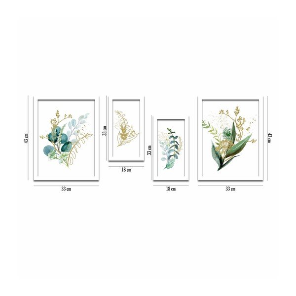Set postera 4 kom 33x43 cm - Wallity-image-2