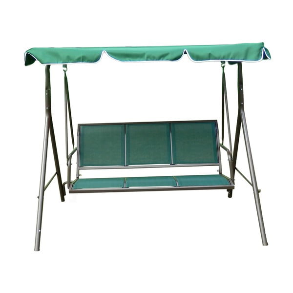 Zelena metalna vrtna ljuljačka Confort – Rojaplast-image-2