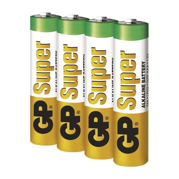 Set od 4 alkalne baterije EMOS GP Super AAA-image-2