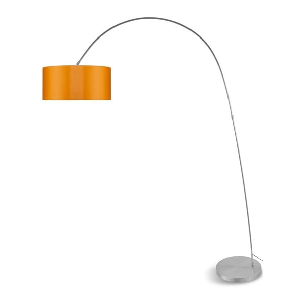 Siva samostojeća svjetiljka s narančastim sjenilom Citylights Bolivia