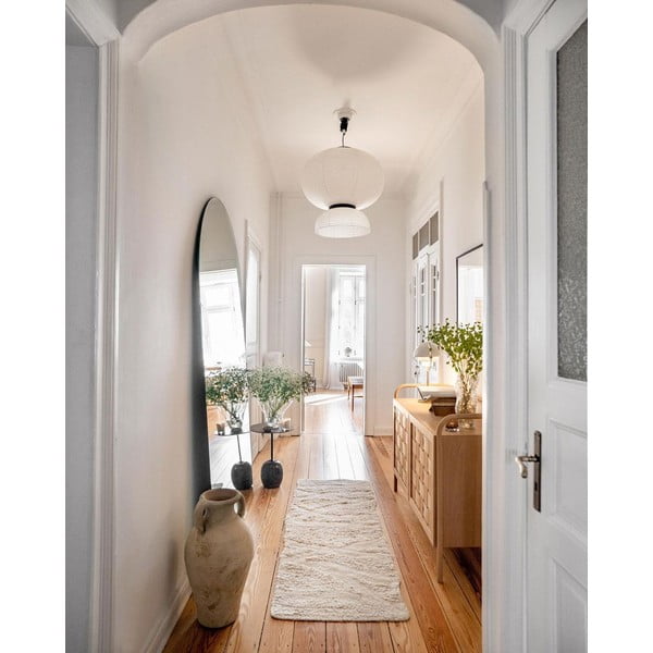 Bijela periva/ručno rađena vunena staza 70x200 cm Enkang Ivory – Lorena Canals-image-1