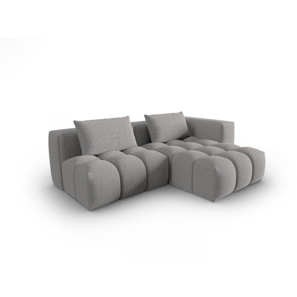 Siva kutna garnitura (s desnim kutom/s ležaljkom) Verona – Cosmopolitan Design
