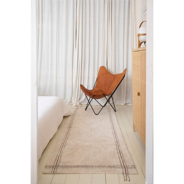 Krem periva/ručno rađena pamučna staza 80x230 cm Cuisine Natural – Lorena Canals-image-4