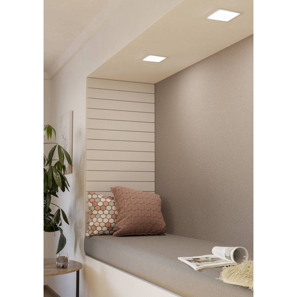 Bijela LED/ugradbena stropna svjetiljka 17x17 cm FUEVA 5 – EGLO-image-1