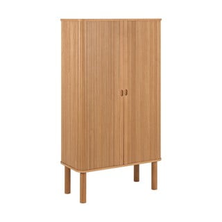 Ormarić u dekoru hrasta s kliznim vratima u prirodnoj boji 80x145 cm Langley – Actona