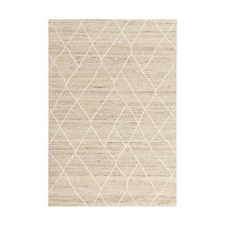 Vunen tepih u prirodnoj boji 160x230 cm Noah – Asiatic Carpets