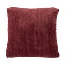 Crveni ukrasni jastuk Tiseco Home Studio Ribbed, 60 x 60 cm