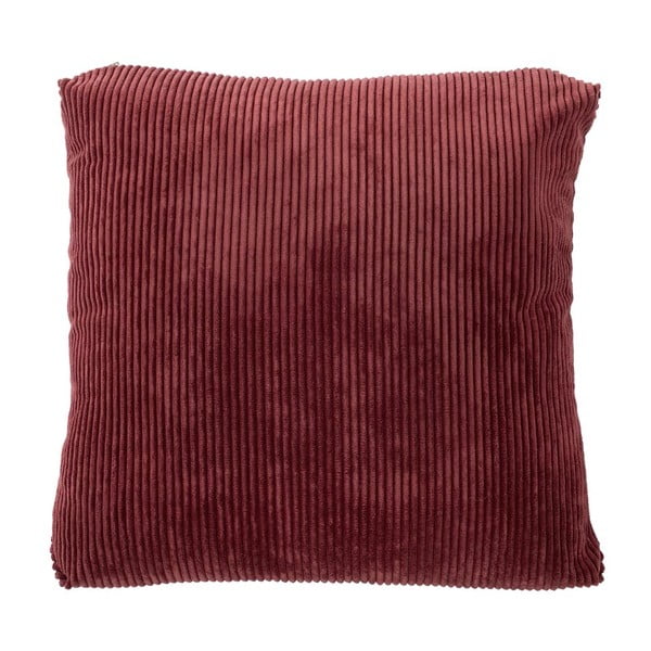 Crveni ukrasni jastuk Tiseco Home Studio Ribbed, 40 x 40 cm