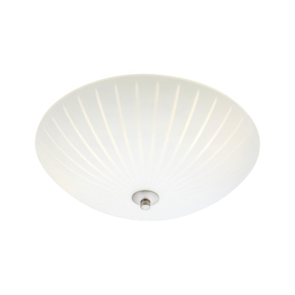 Bijela stropna svjetiljka sa staklenim sjenilom ø 35 cm Cut – Markslöjd