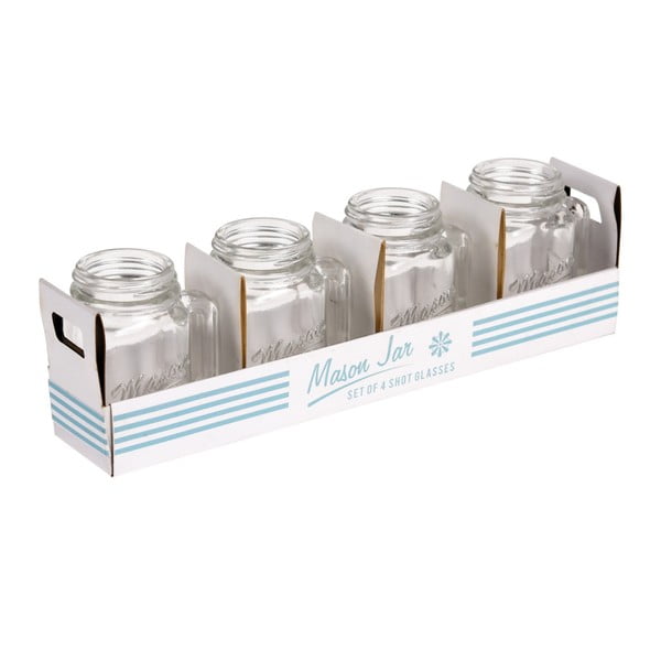 Set od 4 staklenke Rex London Mason Jar-image-2