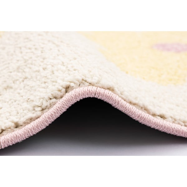 Žuti /boje slonovače dječji tepih 80x150 cm Dazzy Vanilla – FD-image-2