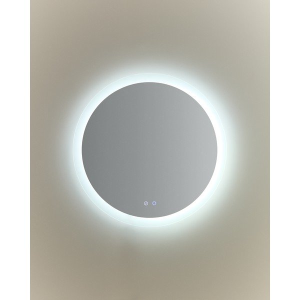 Zidno ogledalo s osvjetljenjem ø 60 cm Mervi – Kave Home-image-3