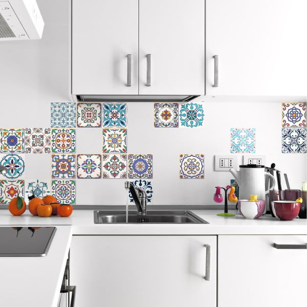 Set od 24 naljepnice Ambiance Madeira, 15 x 15 cm-image-2