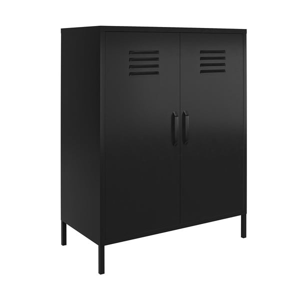 Crni metalni ormarić 40x102x80 cm Mission District – Støraa-image-2