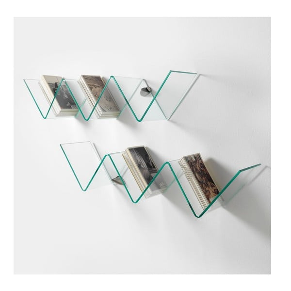 Staklena polica Tomasucci Zig Zag-image-1