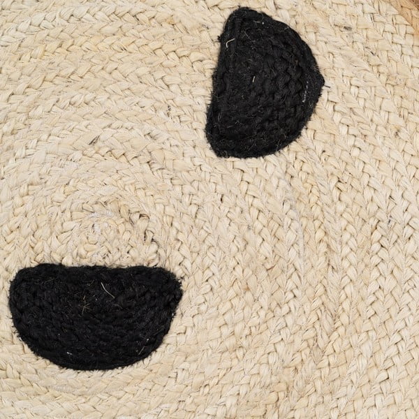 Juten dječji tepih u prirodnoj boji ø 100 cm Chiquillo – Ixia-image-2