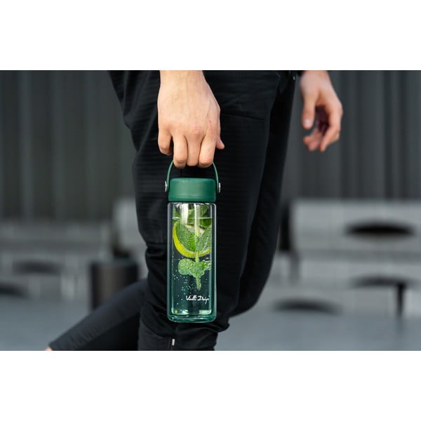 Zelena staklena boca za vodu 350 ml Fuori – Vialli Design-image-2