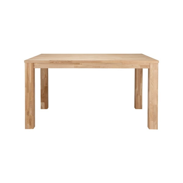 Drveni stol za blagovanje WOOOD Largo Untreated, 85 x 150 cm