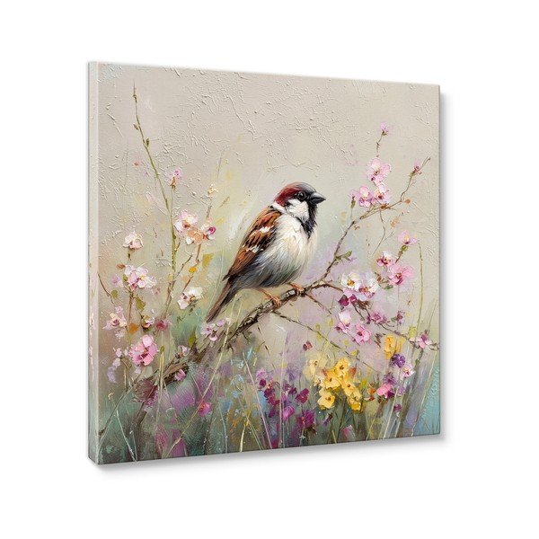 Tiskana slika na platnu 32x32 cm Sparrow – Styler-image-3