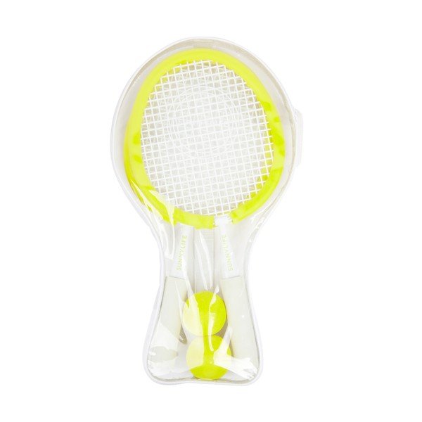 Komplet od 2 reketa i loptice za tenis na plaži Sunnylife Neon-image-2