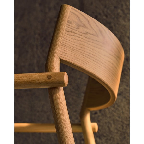 Bež/u prirodnoj boji blagovaonska stolica Falconera – Kave Home-image-3