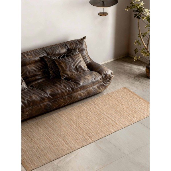 Obostrana/ručno rađena staza od mješavine jute u prirodnoj boji 80x200 cm Birka – Villeroy&Boch-image-3