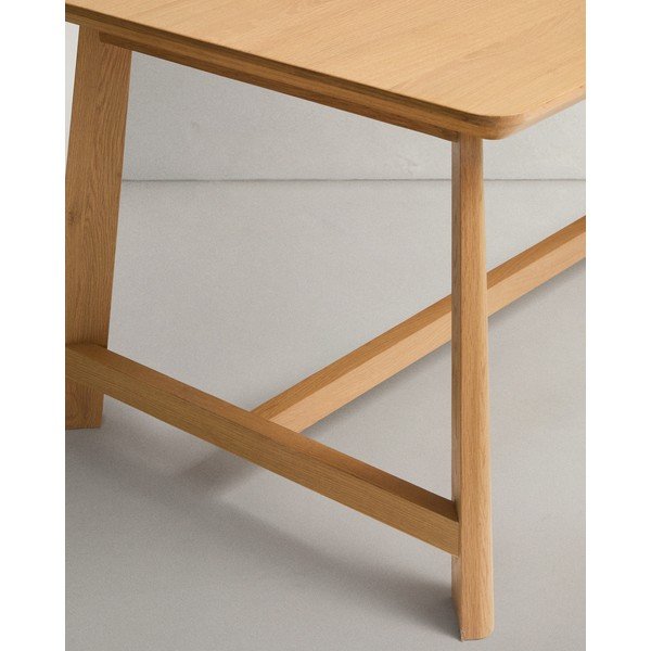 Blagovaonski stol s pločom stola u dekoru hrasta 100x220 cm Idun – Kave Home-image-4