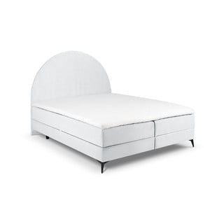 Svijetlo sivi boxspring krevet s prostorom za pohranu 160x200 cm Sunrise - Cosmopolitan Design