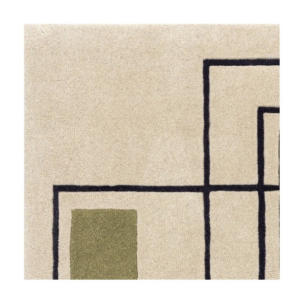 Kaki zeleni/bež vuneni tepih 120x170 cm Reef – Asiatic Carpets-image-2