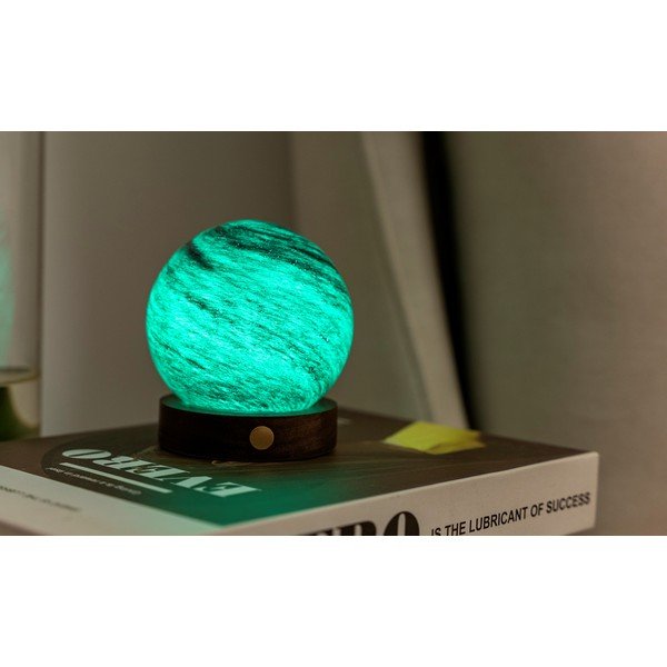 Tamno smeđi/u tamnoj prirodnoj boji svjetlosni ukras s USB ø 8 cm Stellar Ocean – Gingko-image-1