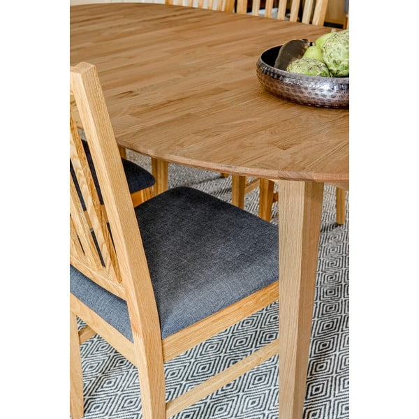 Smeđa blagovaonska stolica od hrastovog drveta Rowico Filippa-image-1