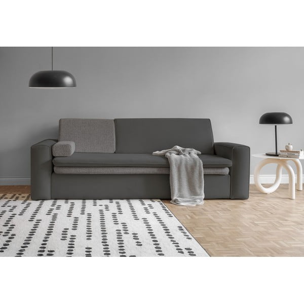 Tamno siva sklopiva sofa 237 cm Wilson – Miuform-image-1