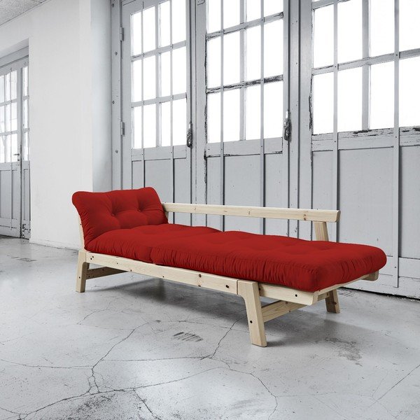 Sofa na razvlačenje Karup Step Natural / Red-image-3