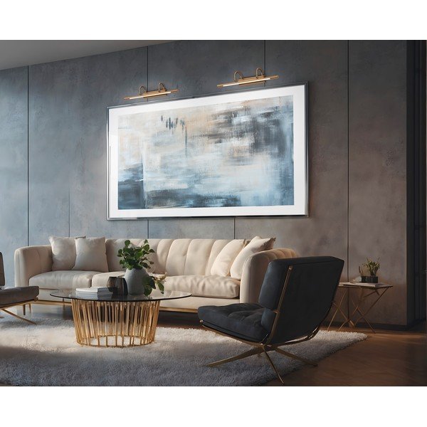 Mjedena LED zidna lampa Cuadro – Trio-image-2