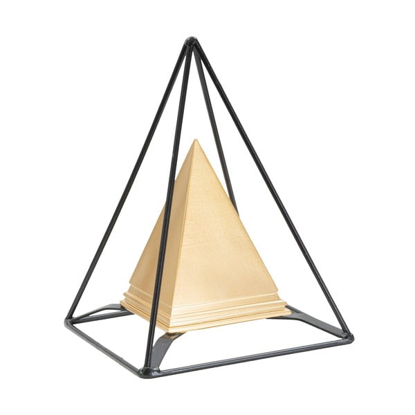 Metalni kipić u zlatnom dekoru Mauro Ferretti Piramida