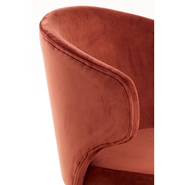 Svijetlo crvene podstavljene blagovaonske stolice u setu 2 kom Kosaka – Light & Living-image-2