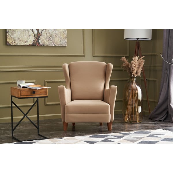 Bež naslonjač Lola Brejer - Artie-image-1