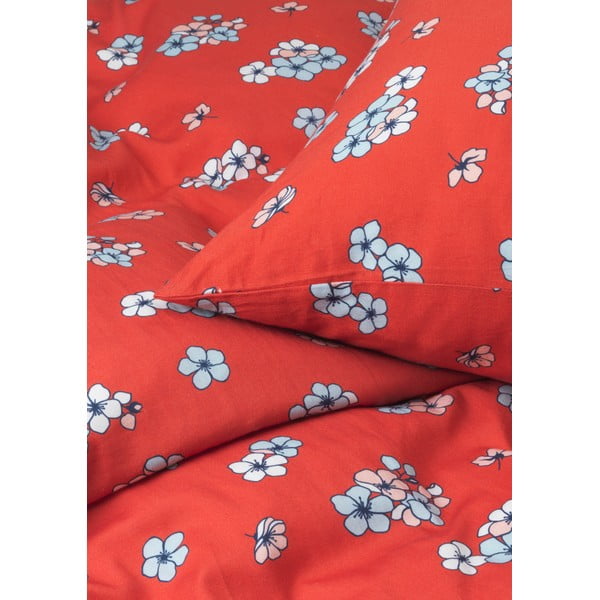 Ciglasta posteljina za bračni krevet-za produženi krevet od pamučnog satena 200x220 cm Grand Pleasantly – JUNA-image-2