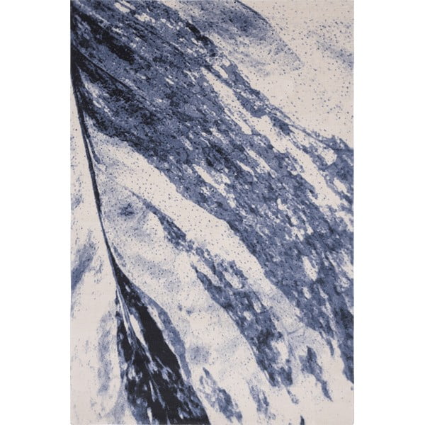 Plavi vuneni tepih 160x240 cm Albo – Agnella