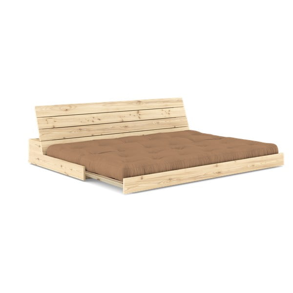 Smeđa sklopiva sofa 196 cm Base – Karup Design-image-4