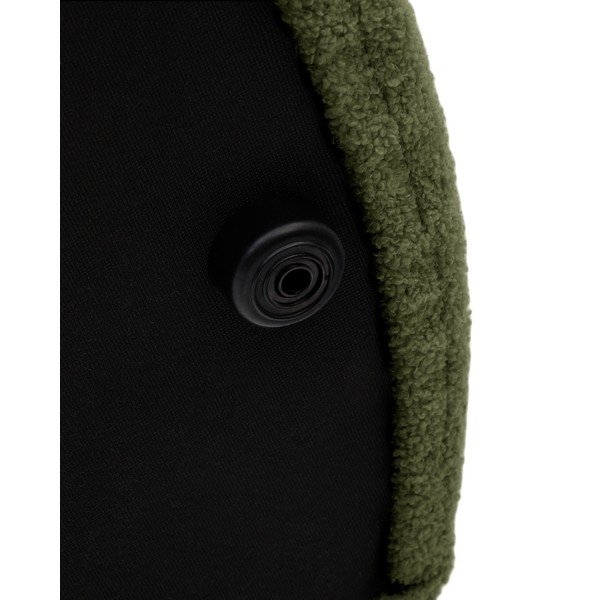 Zeleni tabure od bouclé tkanine Kaeli – Kave Home-image-3