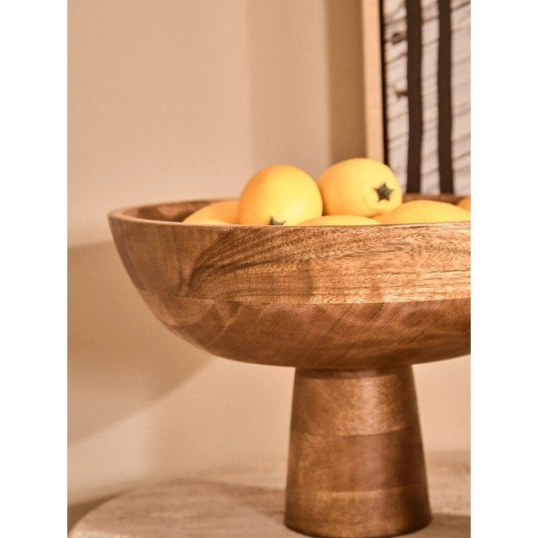 Drvena zdjela u prirodnoj boji ø 27 cm Kara – Premier Housewares-image-3
