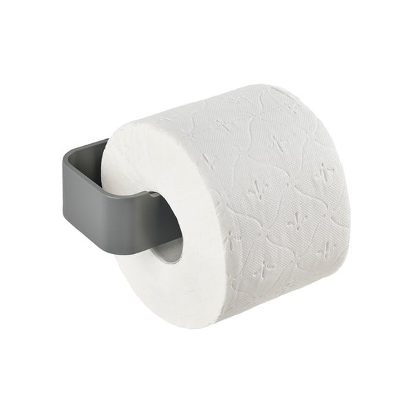 Sivi metalni zidni držač toaletnog papira Ume – Zone