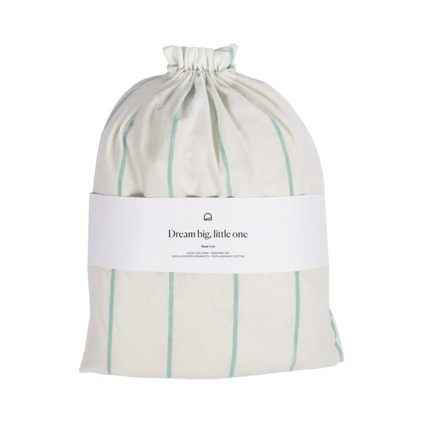 Pamučna dječja posteljina s uključenom plahtom 110x180 cm Gaitana – Kave Home-image-2