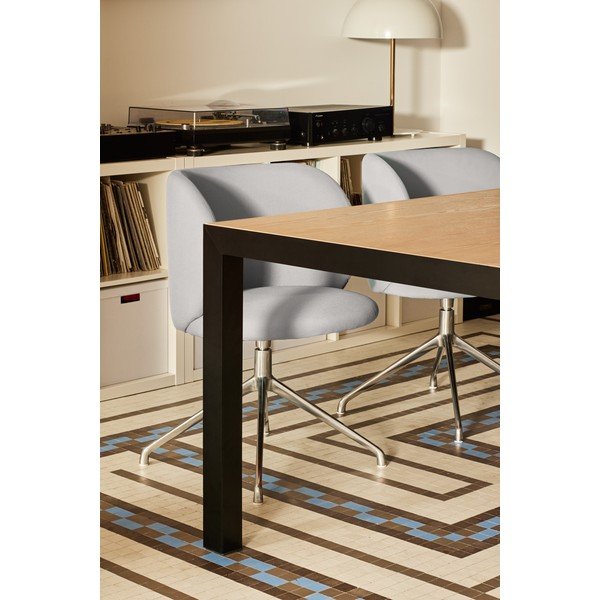 Blagovaonski stol s hrastovom pločom stola 75x180 cm Alma – Teulat-image-3