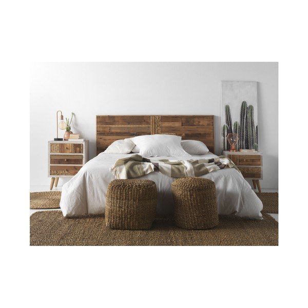 Smeđi tabure od trstike Seaweed – Geese-image-2