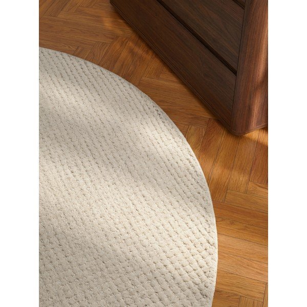 Krem vunen okrugao tepih ø 160 cm Eloise – Hanse Home-image-3