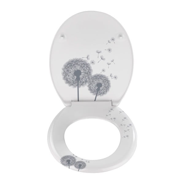 Sjedalo za toalet s lakim zatvaranjem Wenko Astera, 45 x 37,5 cm-image-1