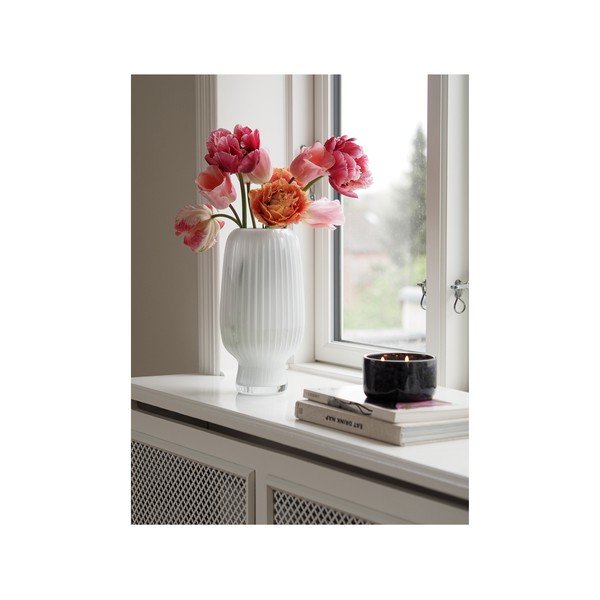 Bijela staklena vaza (visina 31,5 cm) Cuneo – Villa Collection-image-2