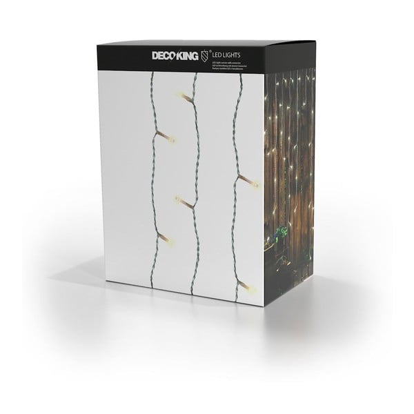 Produžetak LED prozirne svijetleće girlande DecoKing Christmas, 200 svjećica, duljina 1 m-image-3
